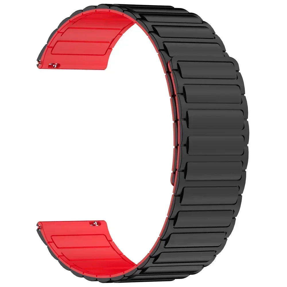 22mm Magnetic Silicone Strap | Versatile Sports Band Bracelet
