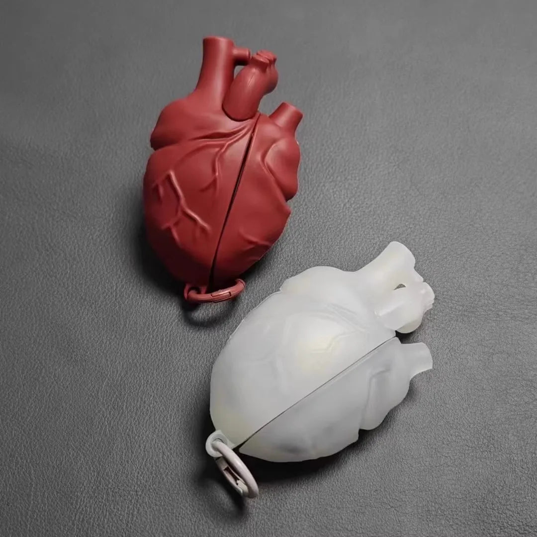 Fundas de Silicona con Corazones para Auriculares para Todos los Modelos de Airpods | Protección con Estilo