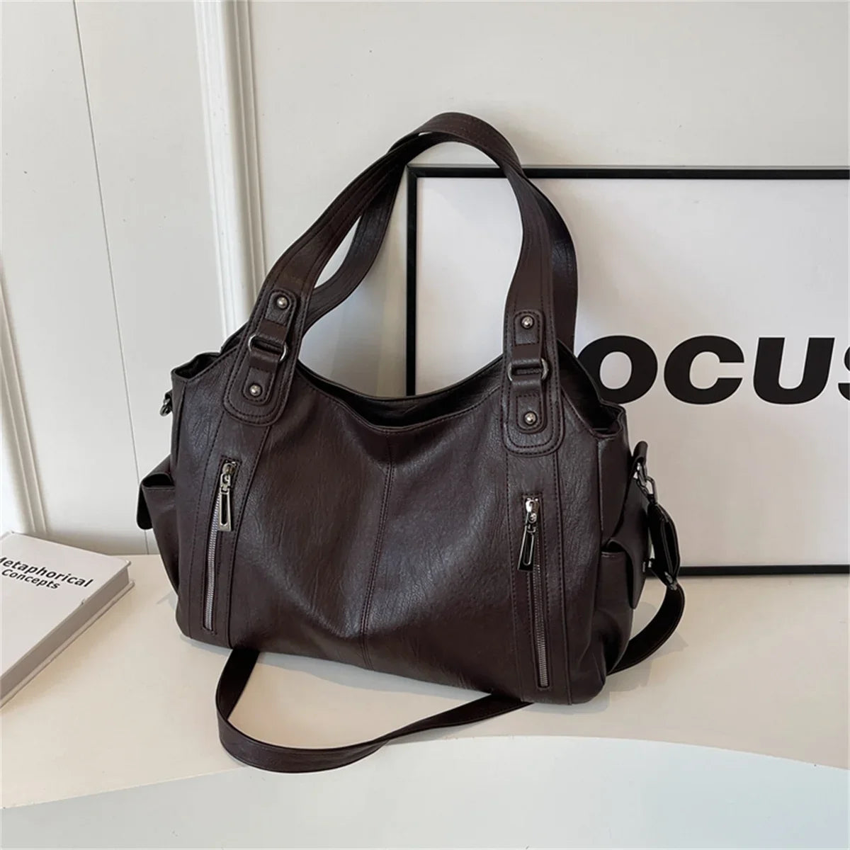 Stylish Large Capacity Shoulder Handbag | Versatile Tote Bag for Women