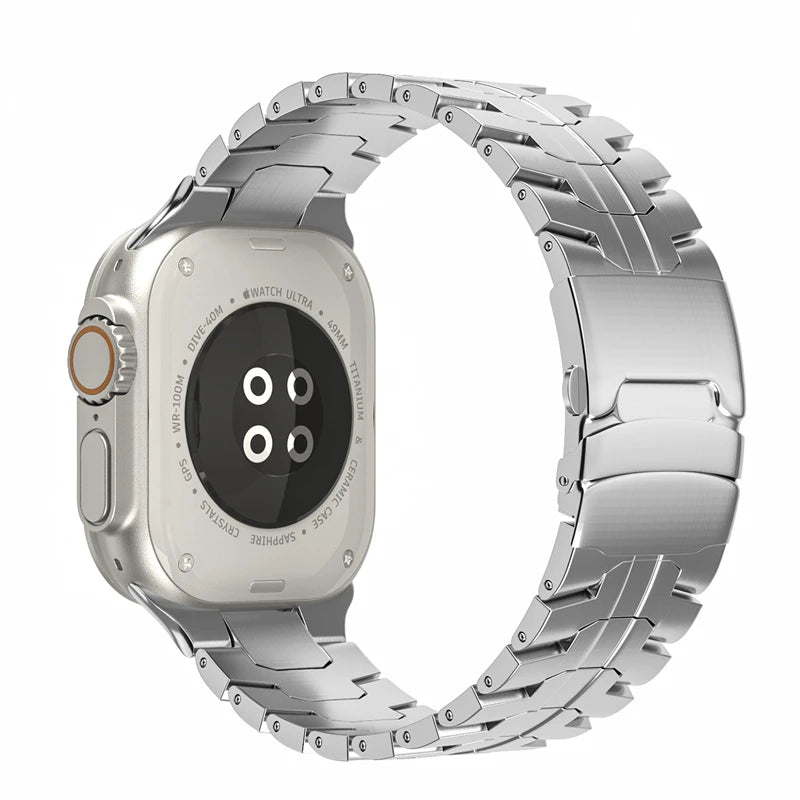 Titanium Color Metal Strap for Apple Watch | Premium Quality Band