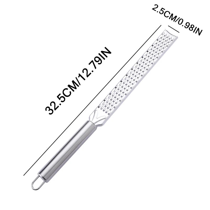 Stainless Steel Long Cheese Grater | Essential Kitchen Tool