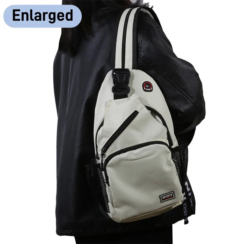 Adjustable Women's Chest Bag | Versatile Small Sports Backpack