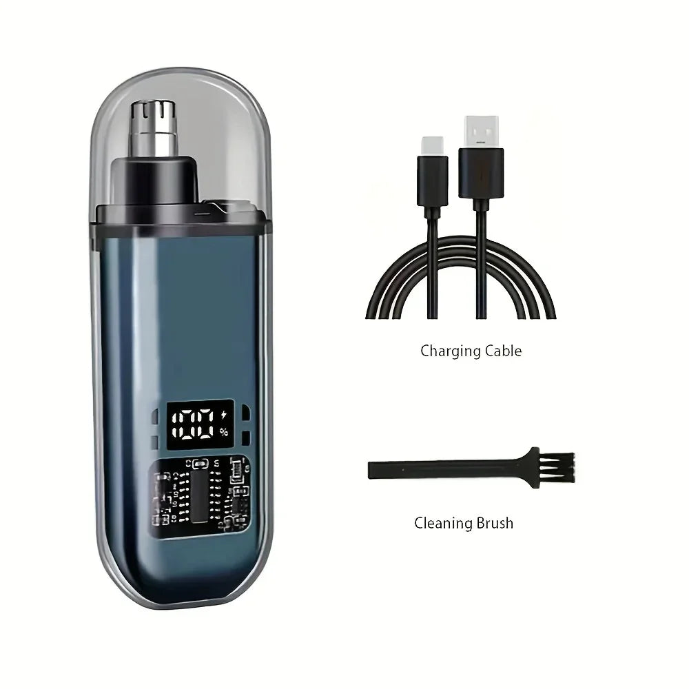 USB Rechargeable Nose & Ear Hair Trimmer | Precision Grooming Tool