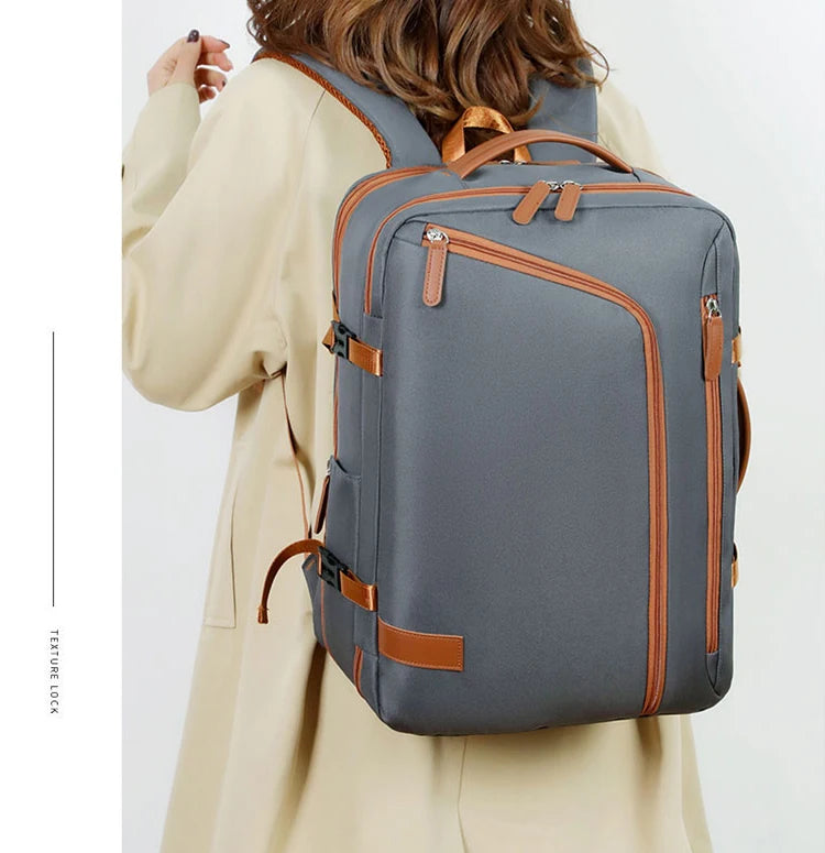 Unisex Large-Capacity Business & Travel Backpack - Stylish & Durable