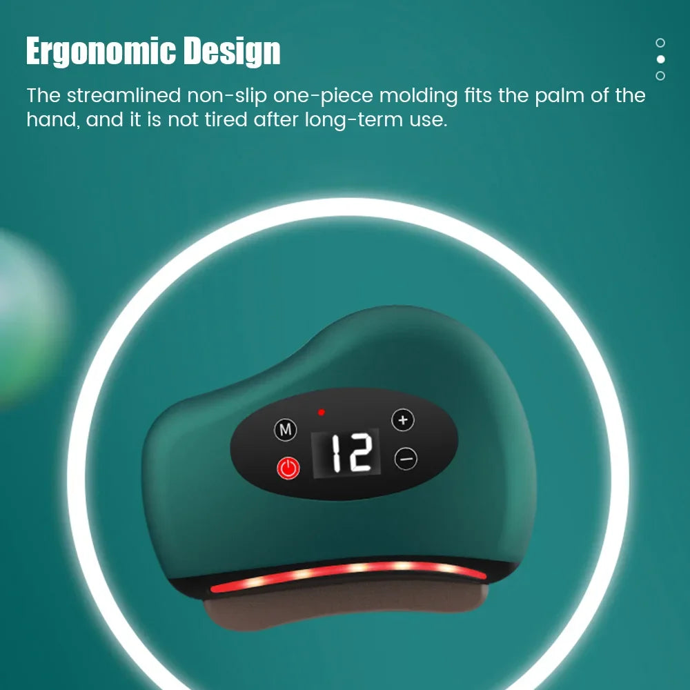 Electric Gua Sha Massager | Relaxing Facial & Body Therapy Tool