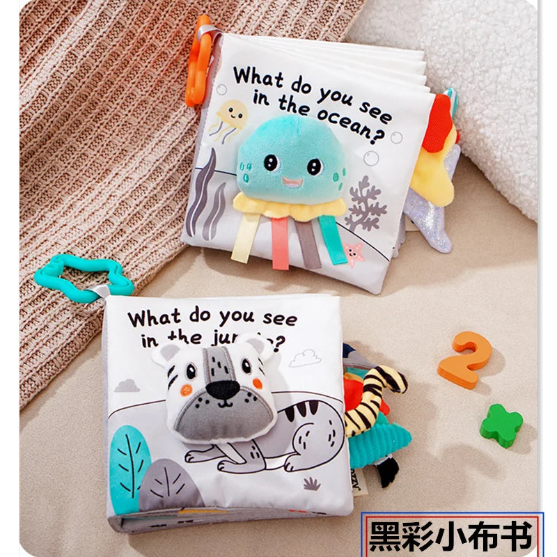 Soft Baby Cloth Animal Book | Engaging Sensory Learning Toy