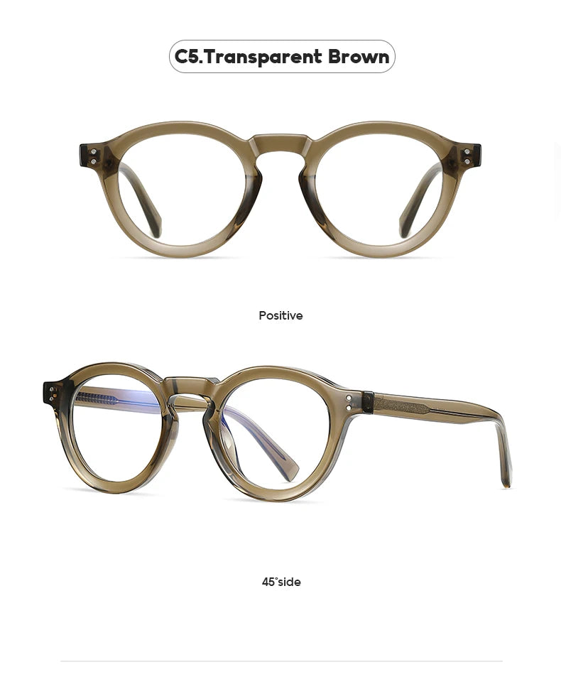 Classic Round Prescription Glasses | Stylish Unisex Optical Eyewear