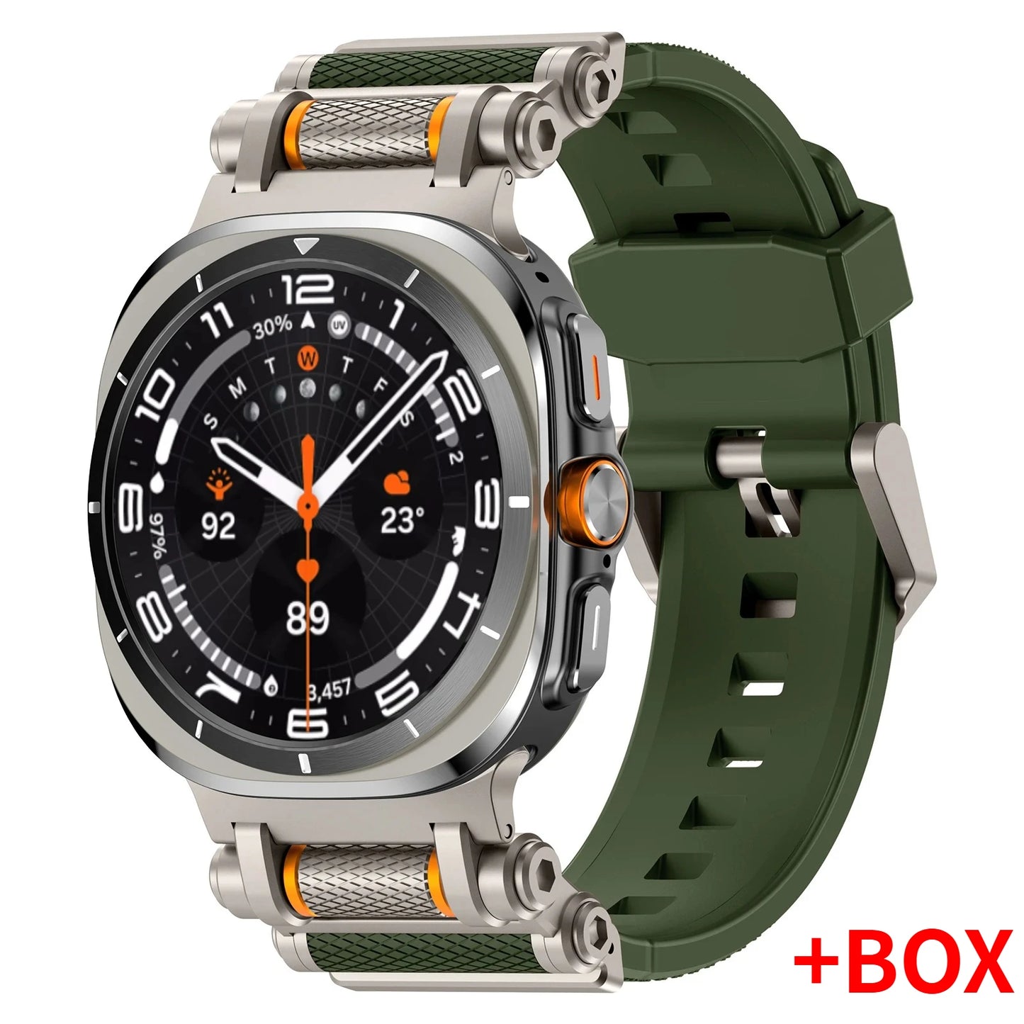 Luxury Silicone Sport Band for Galaxy Watch Ultra 47mm | No Gaps Design