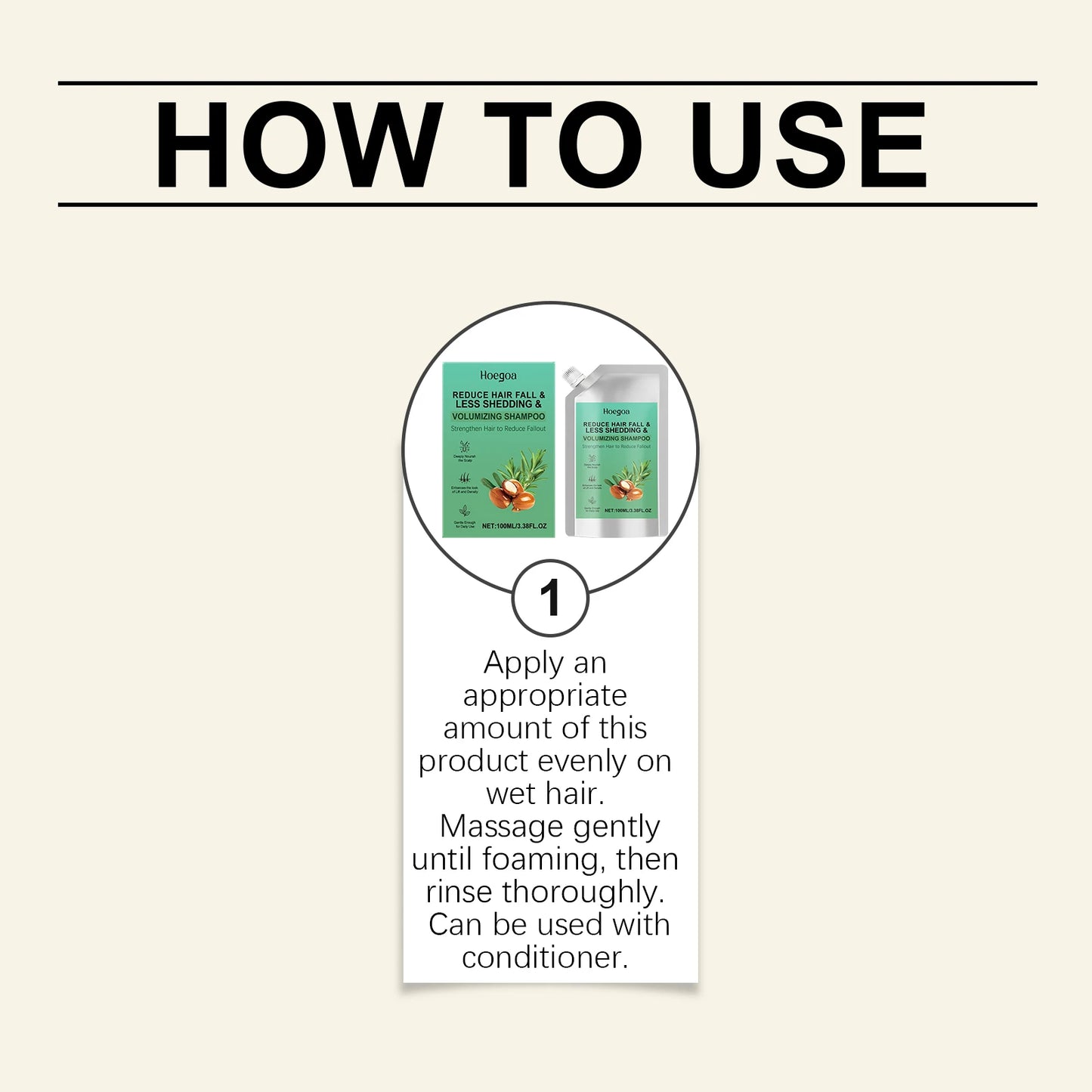 Volumizing Care Shampoo | Daily Gentle Shampoo for Smoother Hair