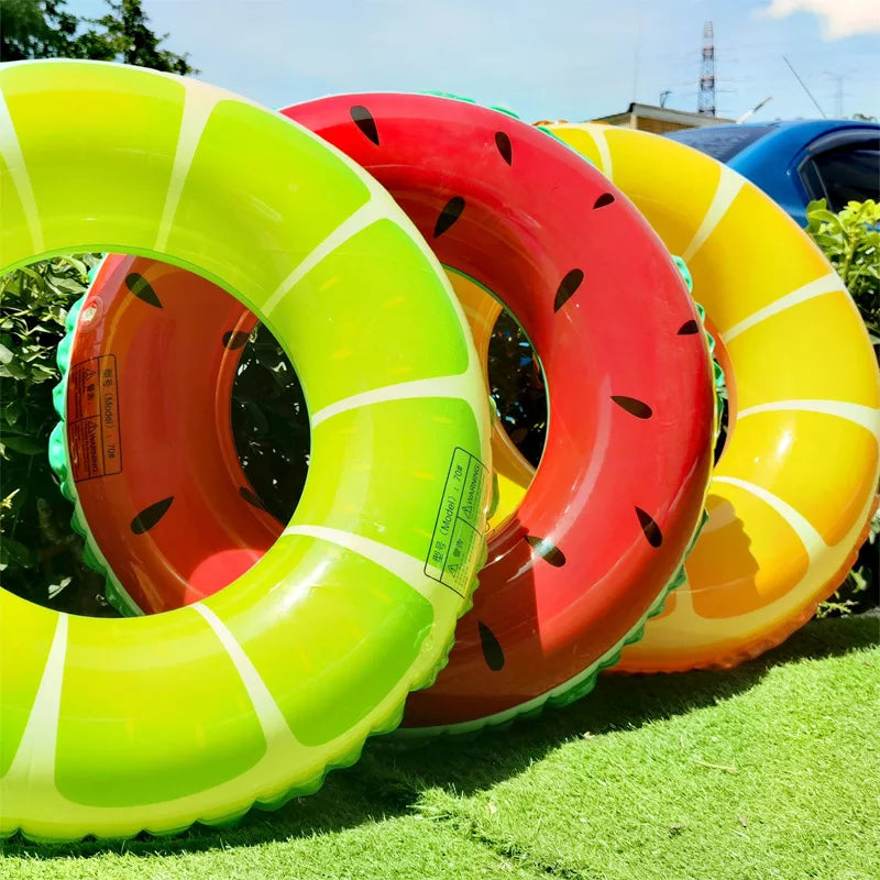Watermelon Swim Ring Inflatable Float | Summer Fun Pool Accessory