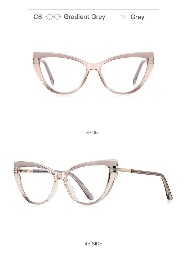 Chic Cat Eye Anti-Blue Light Reading Glasses for Women