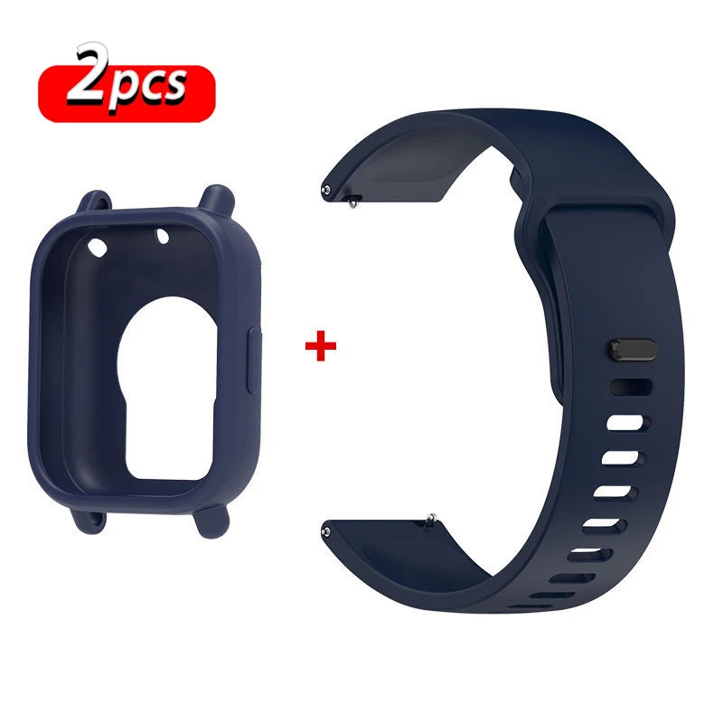 Sporty Watch Strap & Case for Smartwatches | Adjustable & Durable