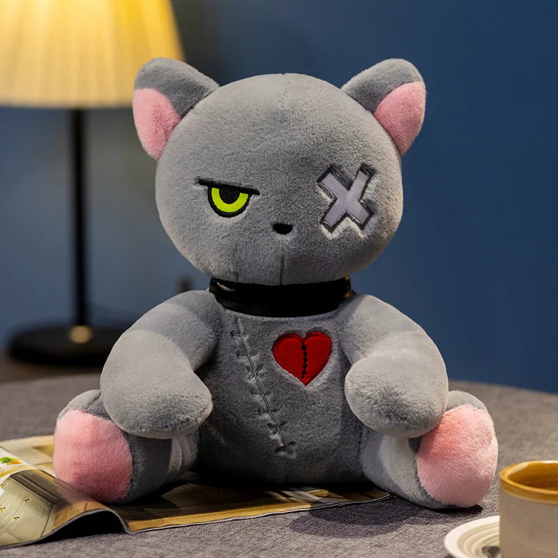 25cm Gothic Lolita Mood Cat Plush Toy | Cute Stuffed Animal Gift