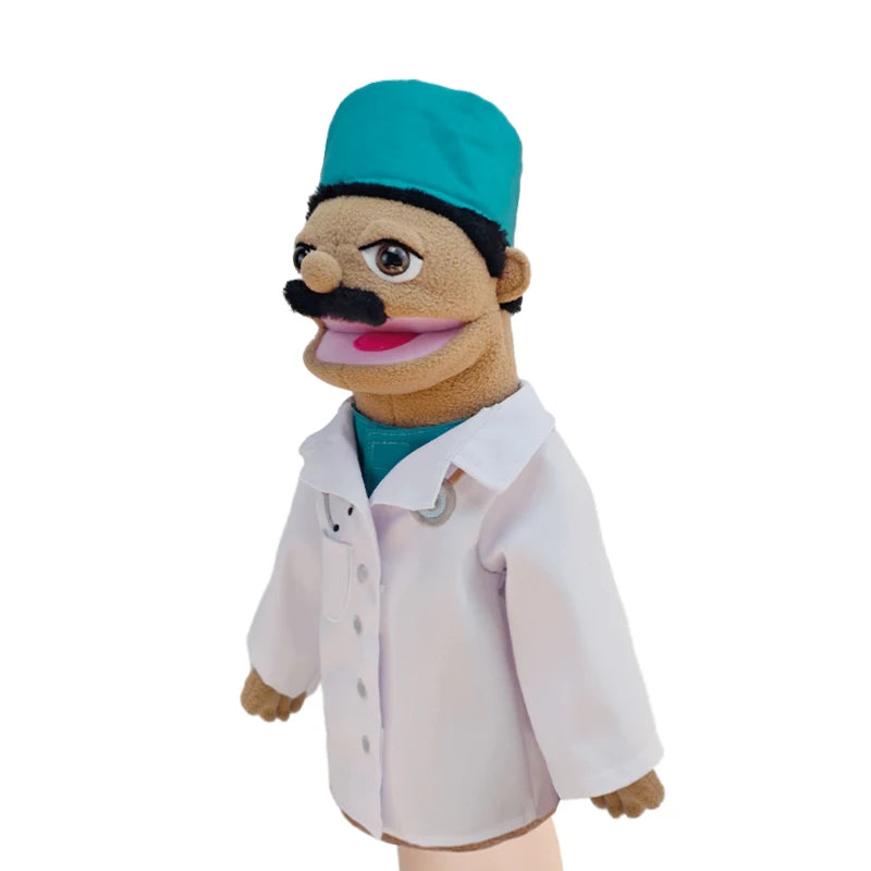 Cartoon Profession Series Plush Hand Puppets | Fun & Engaging Dolls