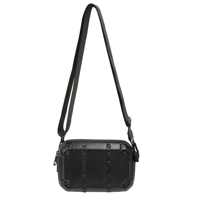 Luxury Mini Messenger Bag for Men | Stylish Pu Leather Crossbody