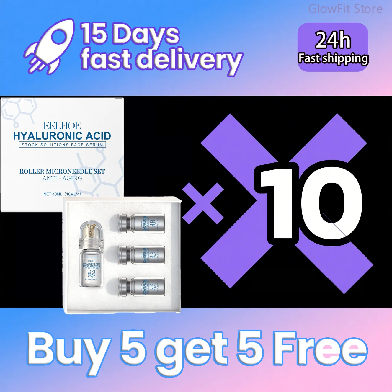 Collagen Face Serum Set | Firming Pore Refining Glow Essence