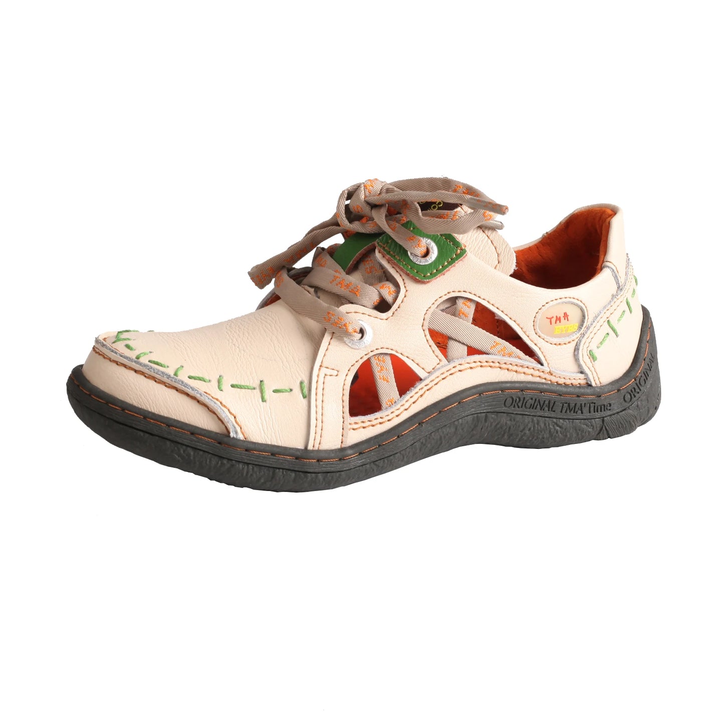 Summer Women’s Genuine Leather Lace-Up Flats | Stylish Comfort Shoes