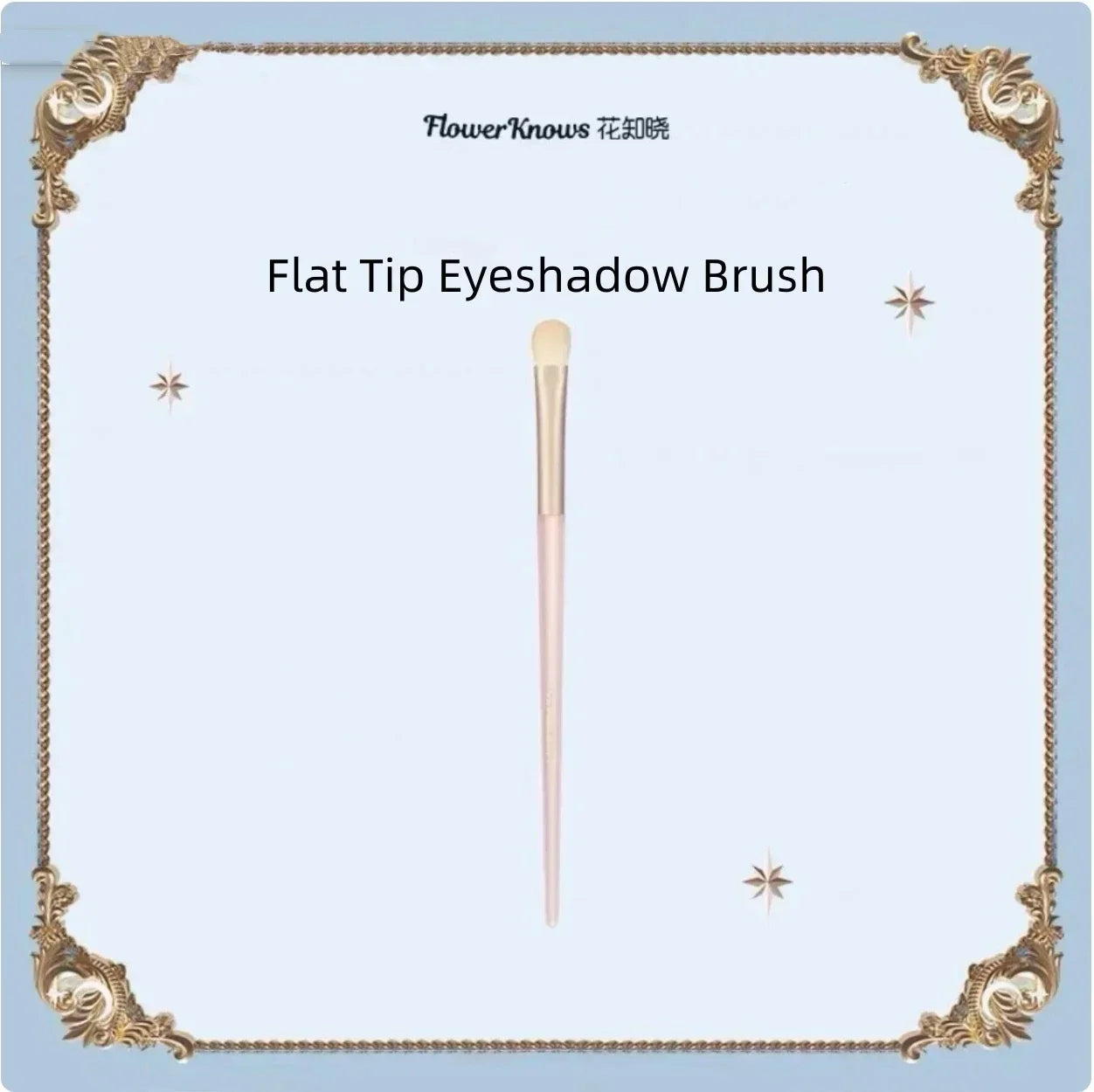 Soft Goat Hair Blush Stippling Brush | Even Powder Application Tool