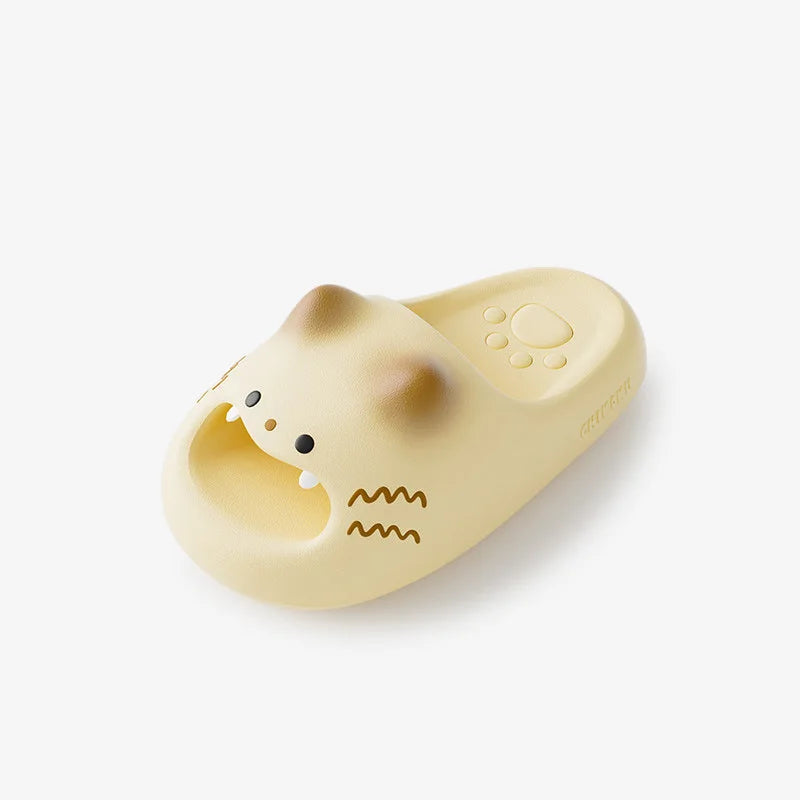 Cute Cat Paw Summer Slippers for Men and Women | Funny Cartoon Slides