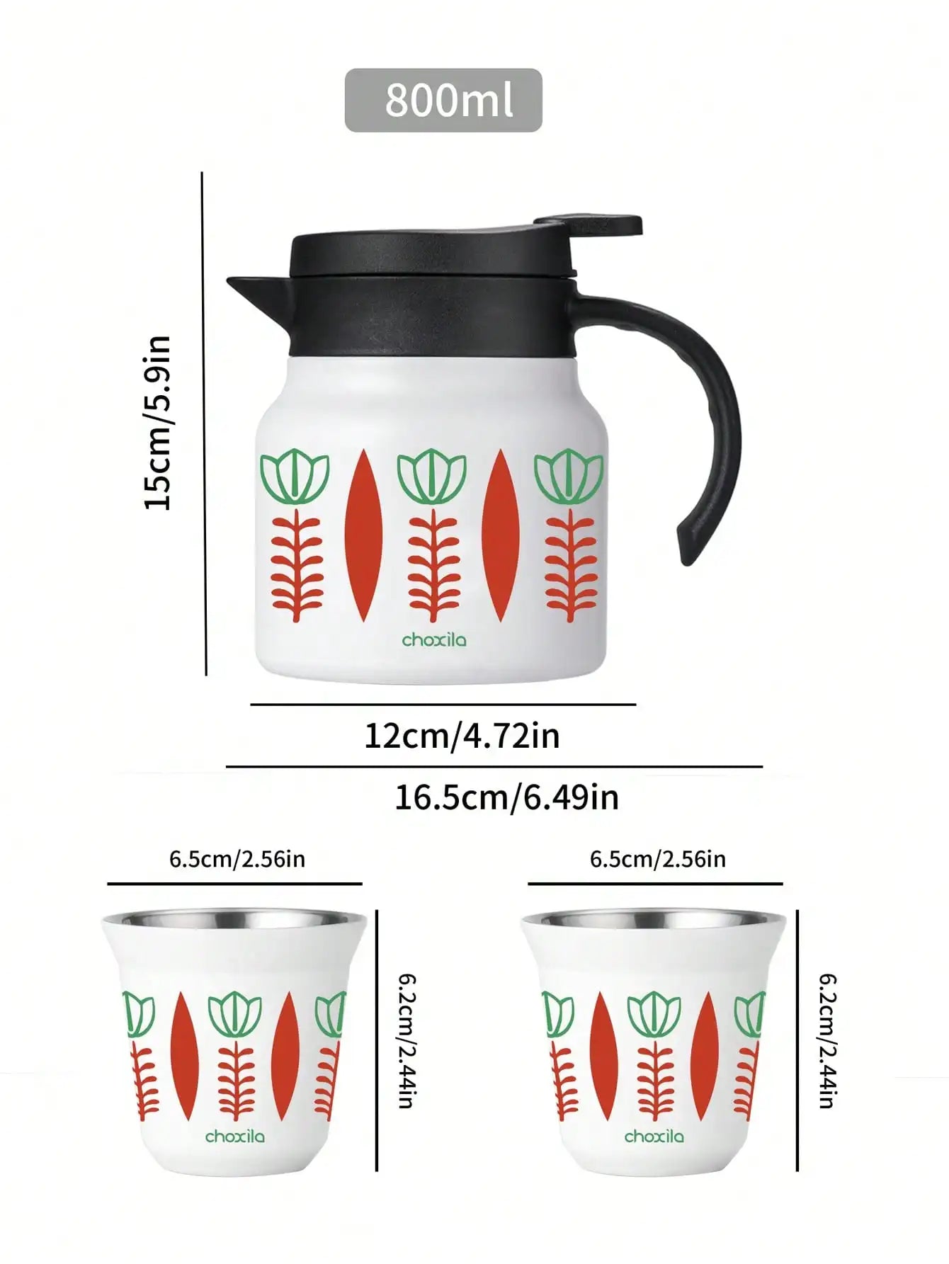 Large Capacity Thermal Coffee Carafe | Stainless Steel Insulated Jug