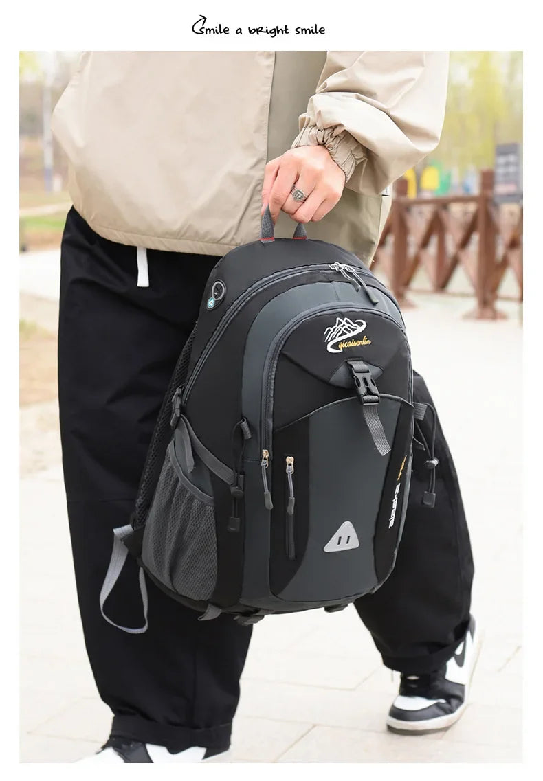Waterproof Nylon Backpack for Hiking and Outdoor Adventures