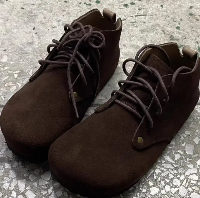 Handmade High Top Genuine Leather Shoes for Women | Stylish Comfort