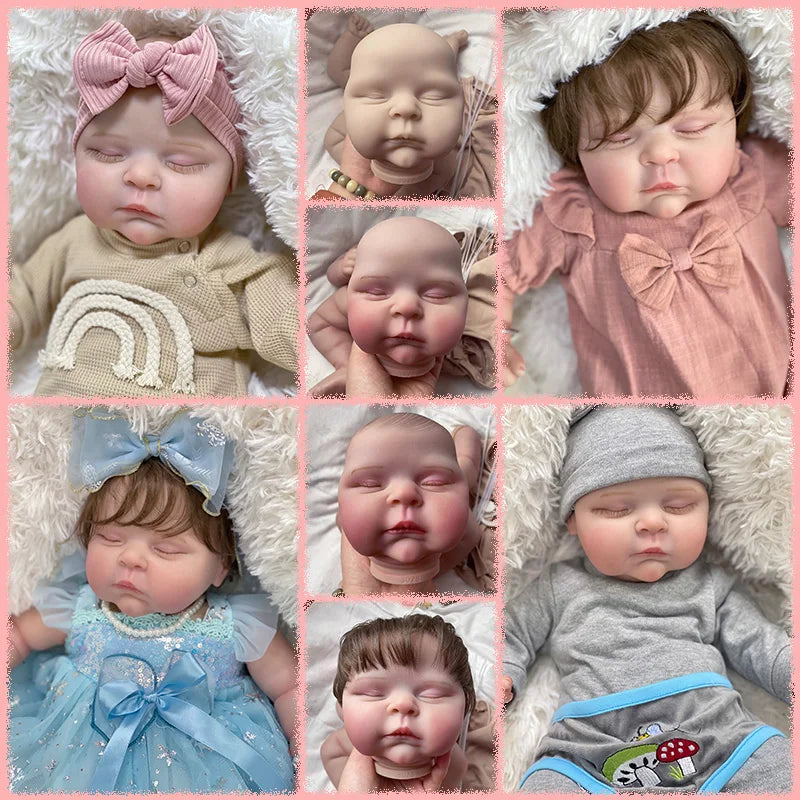19-Inch DIY Reborn Doll Kits | Painted & Unpainted Options