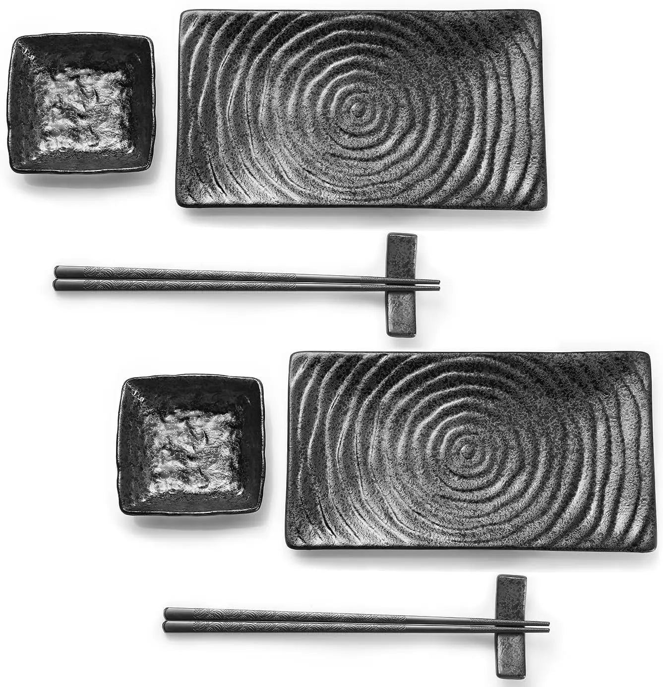 8-Piece Elegant Sushi Serving Set | Perfect Dinnerware for Asian Cuisine