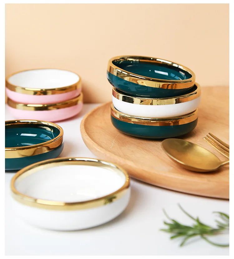 Elegant Ceramic Small Dishes for Sauces | Perfect Dining Accessory