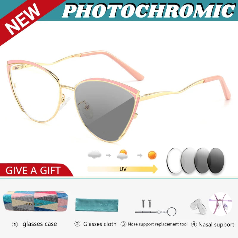Personalized Cat Eye Glasses for Women | Customizable Style & Comfort