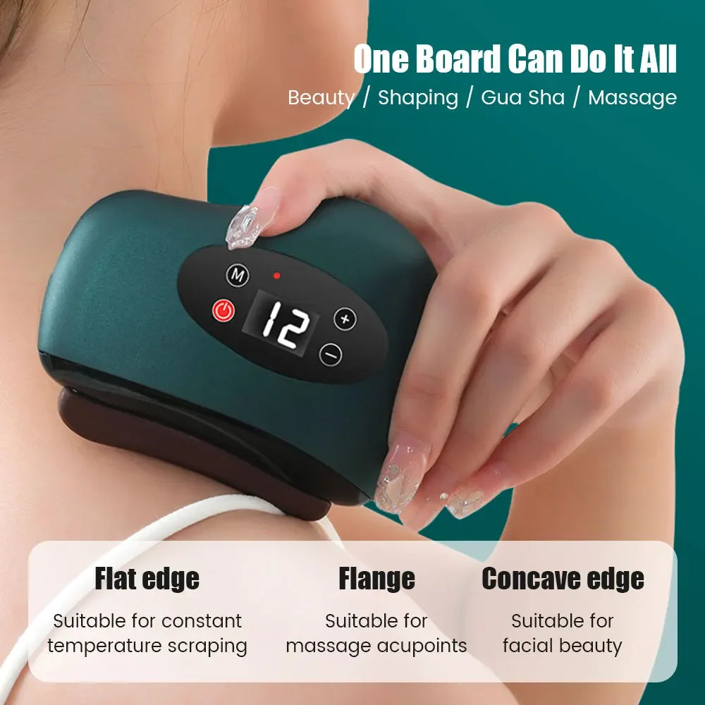 Electric Gua Sha Massager | Relaxing Facial & Body Therapy Tool