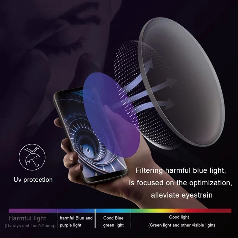 Men's Anti-blue Light Photochromic Glasses | Stylish Vision Protection