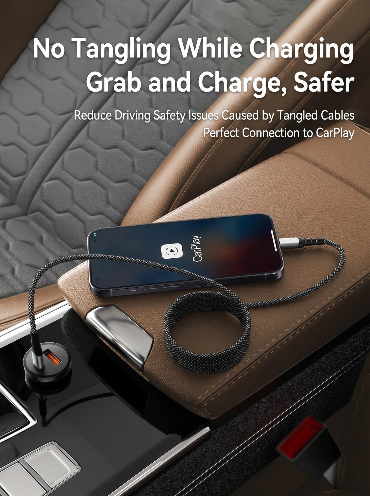 Magnetic Suction Anti-Winding Type C to Lightning Fast Charge Cable