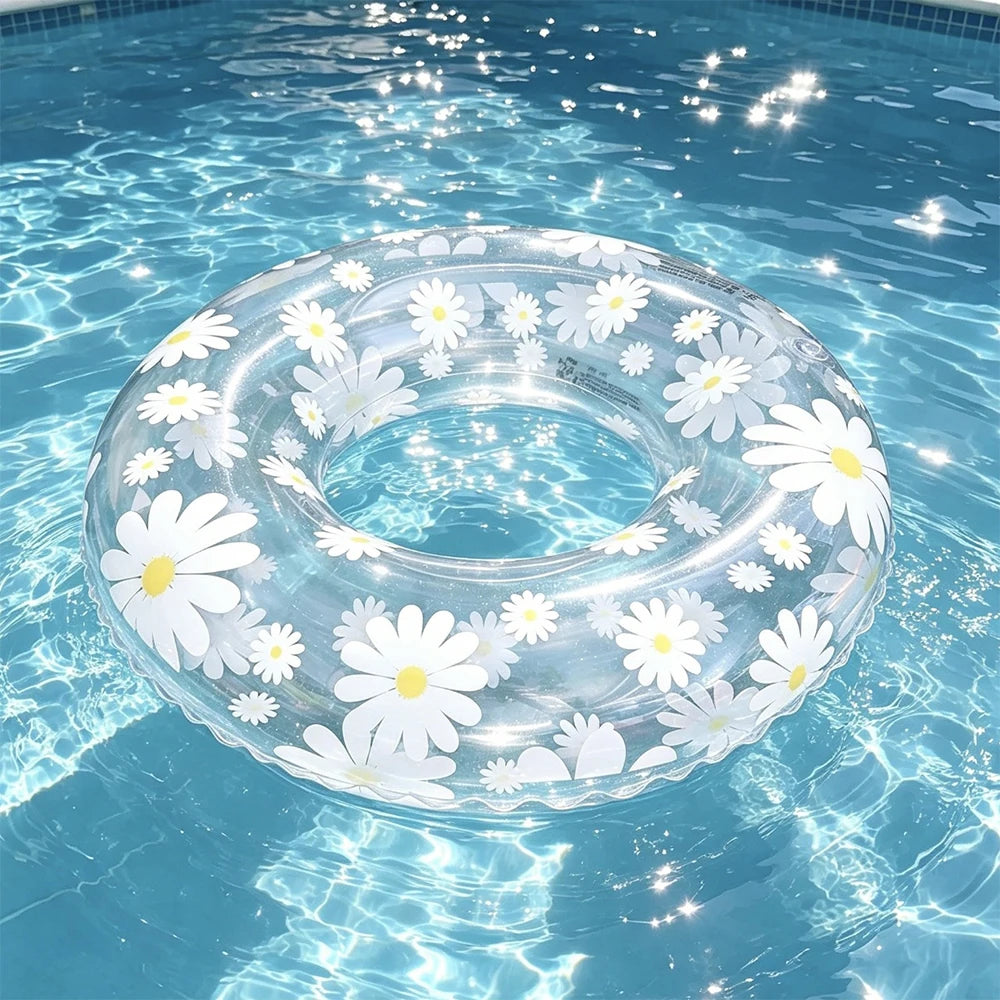 Adult Inflatable Pool Floats | Thickened Swim Rings for Summer Fun