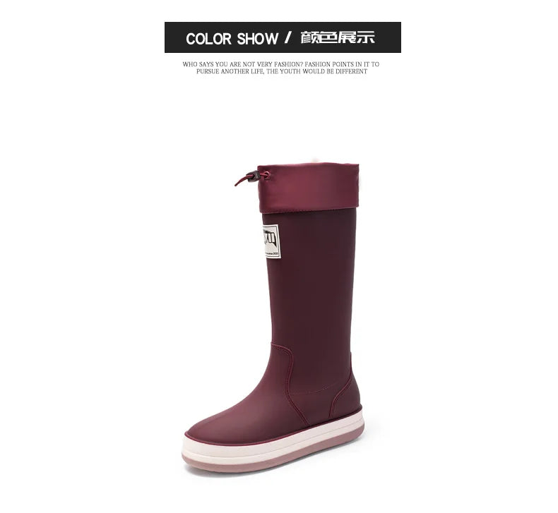 Waterproof Rubber Boots for Men and Women | Couples Rain Shoes