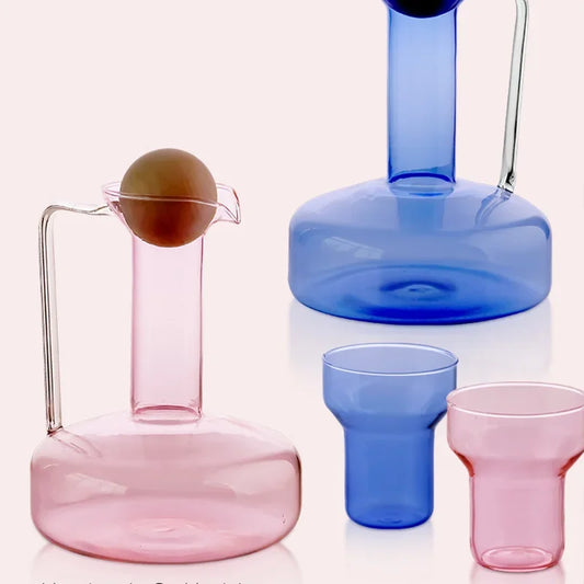 1500ml Nordic High-Temperature Glass Kettle | Creative Juice Set