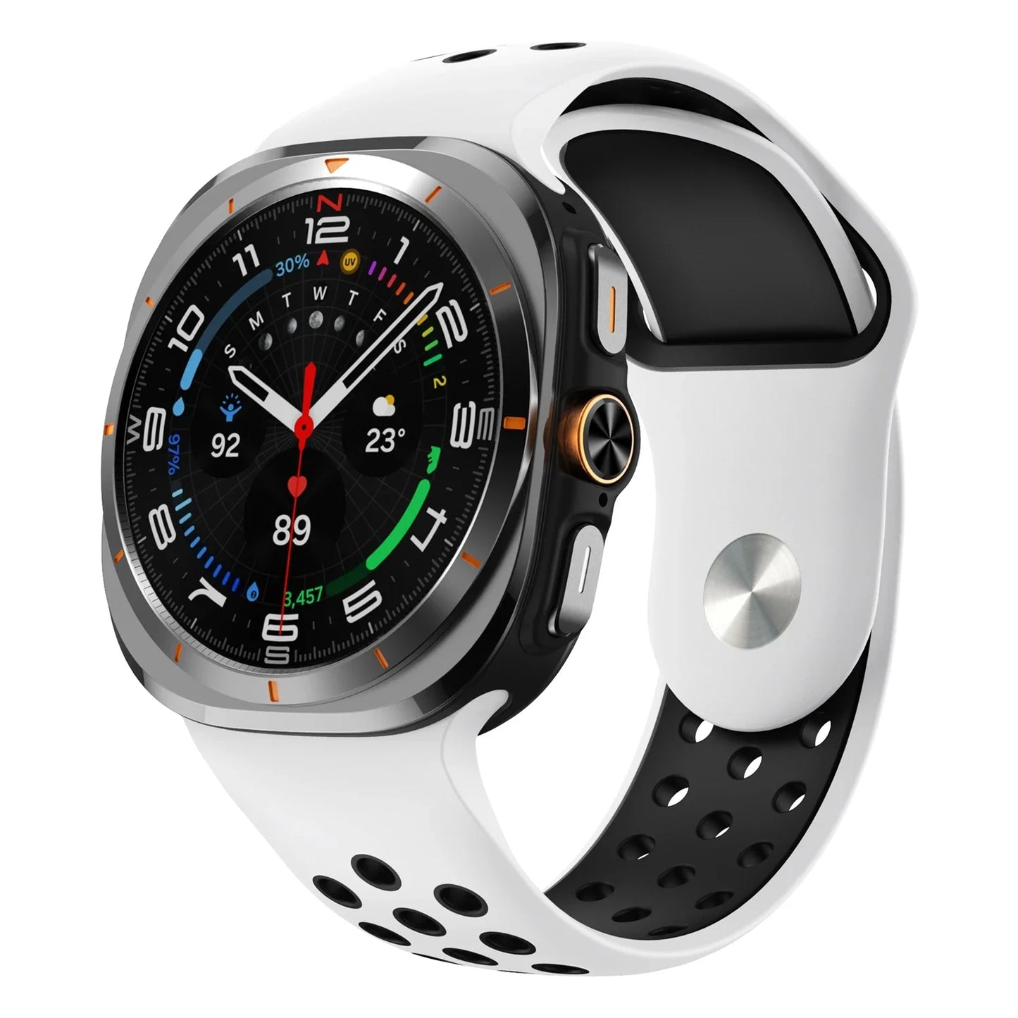 Two-Tone Silicone Watch Strap | Stylish Replacement Band