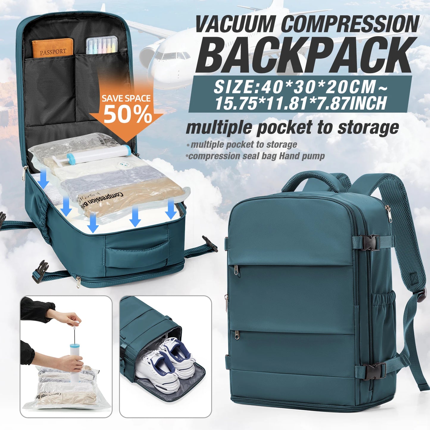 Versatile Travel Backpack | Unisex Outdoor Laptop Bag for Students