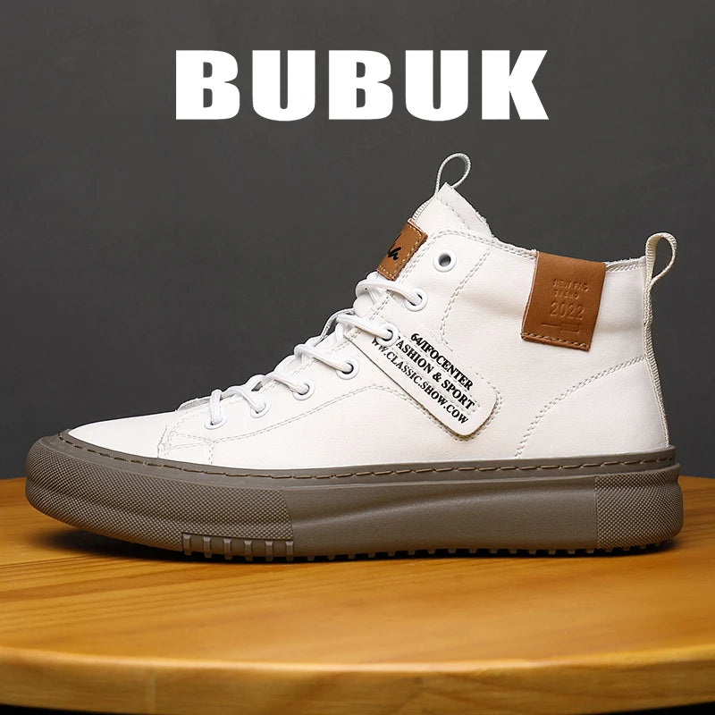 Men's High-Top Fashion Sneakers | Trendy Autumn & Winter Shoes
