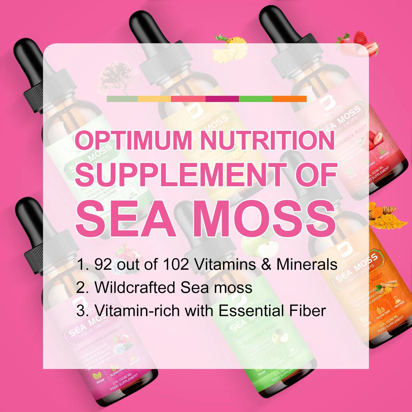 Organic Sea Moss Liquid Drops | Enhance Immunity & Vitality