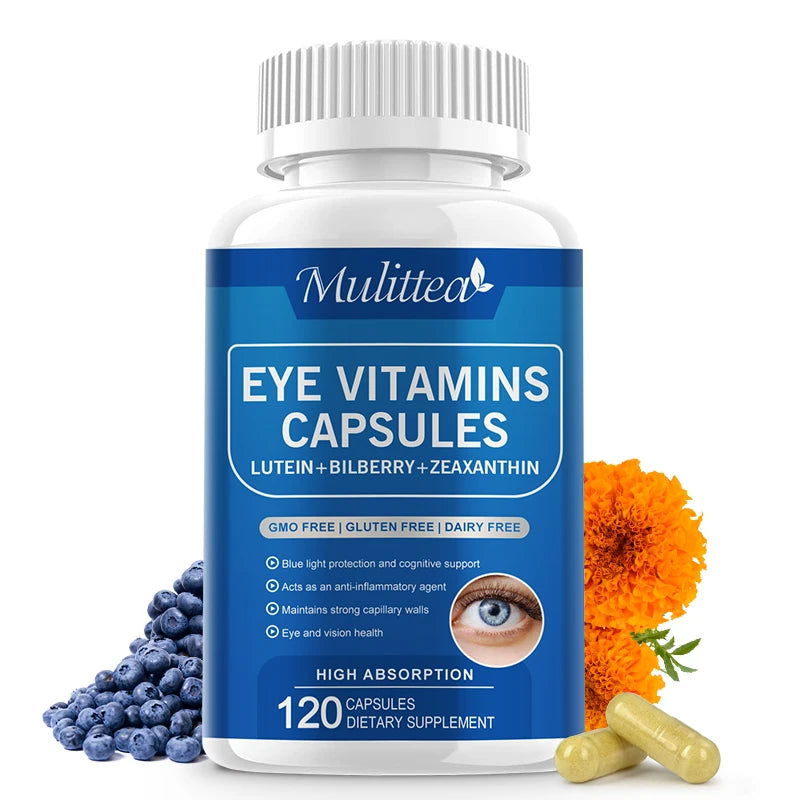 Eye Vitamins with Lutein & Bilberry | Support Vision Health