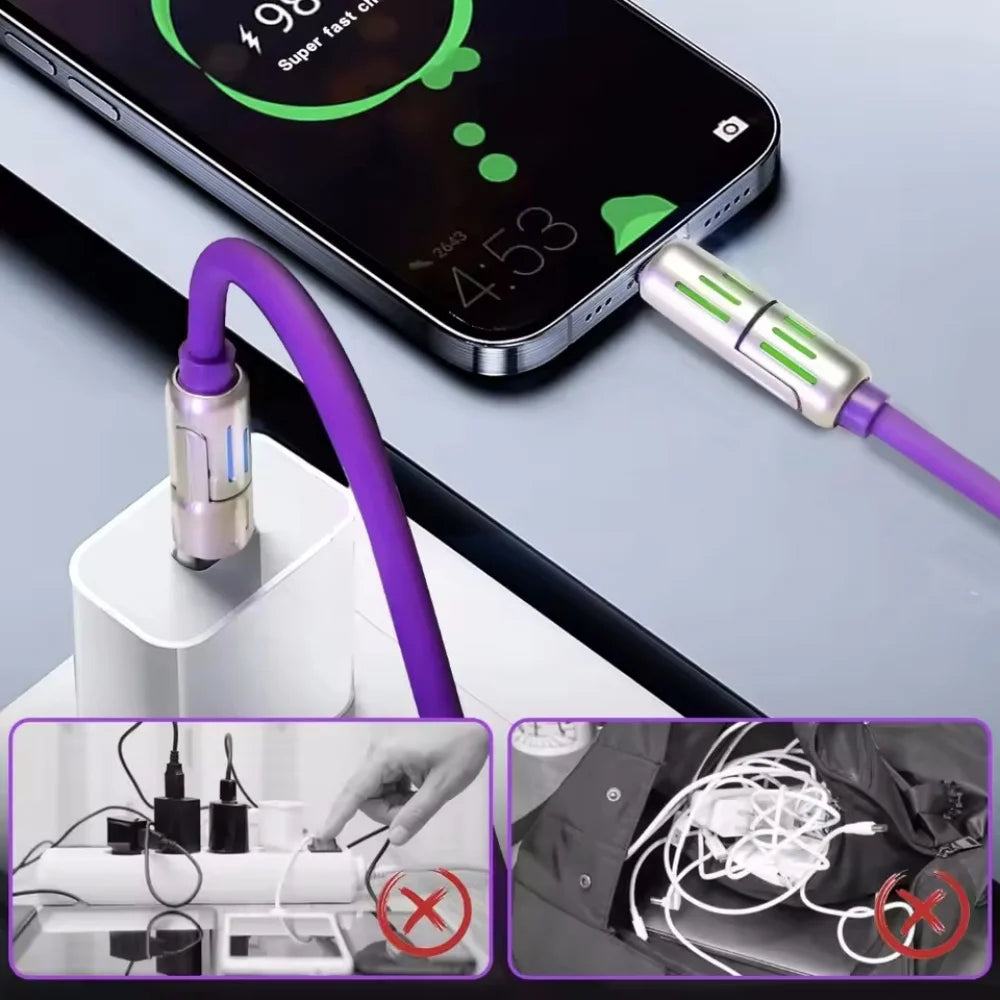 4-in-1 USB Fast Charging Cable | Universal Compatibility
