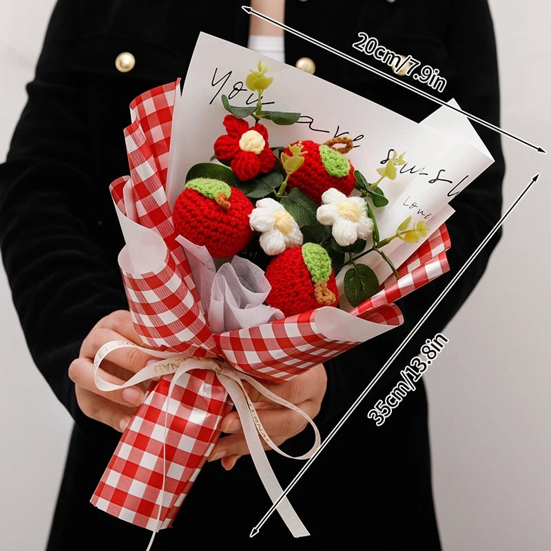 Ramo de flores de ganchillo artificiales | Perfecto para cualquier ocasión