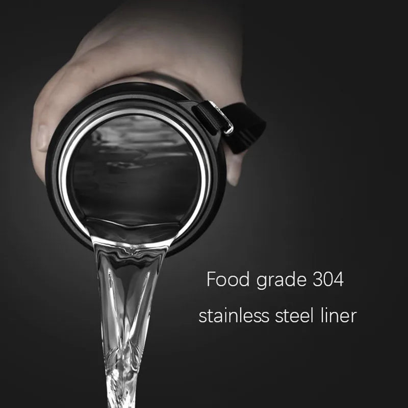 Large Capacity Insulated Stainless Steel Thermos with Temperature Display