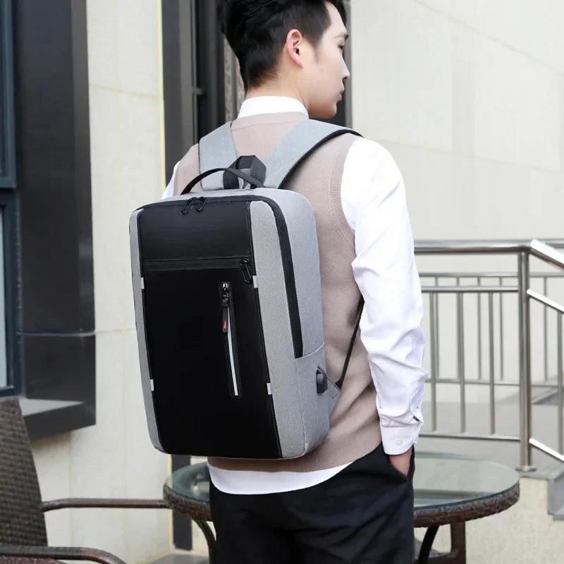 Waterproof Business Laptop Backpack | USB Charging & High Capacity