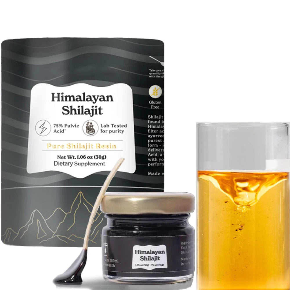 High Potency Pure Himalayan Shilajit Resin | Boost Stamina & Health