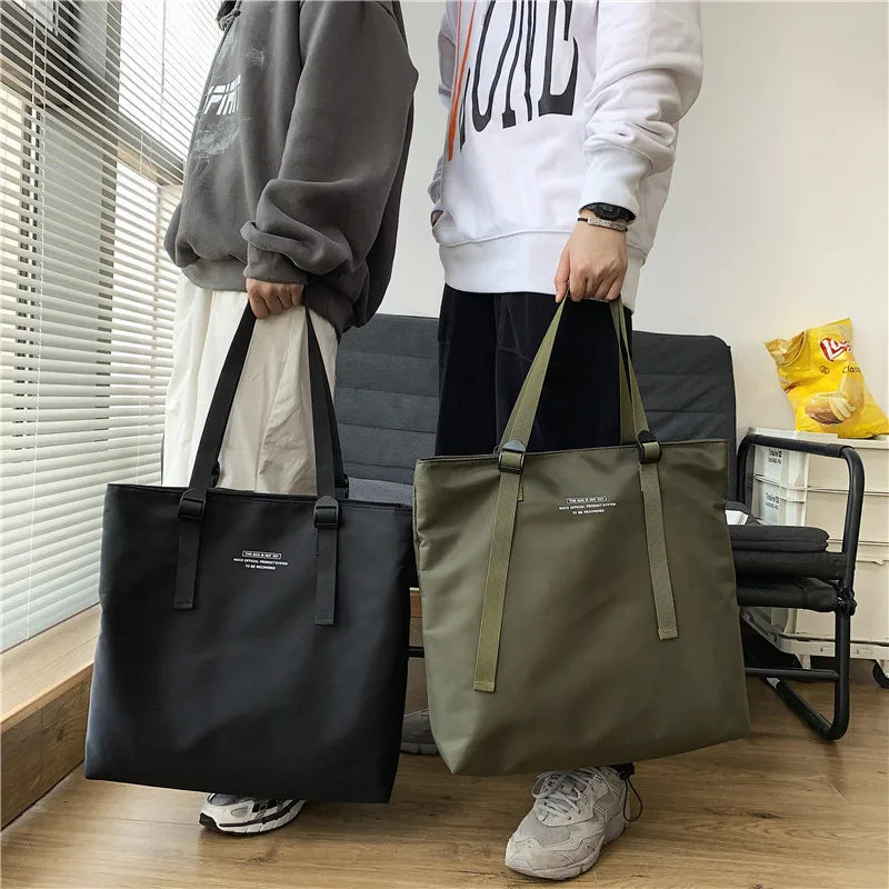 Unisex Large Capacity Waterproof Shoulder Bag | Multi-Function Tote