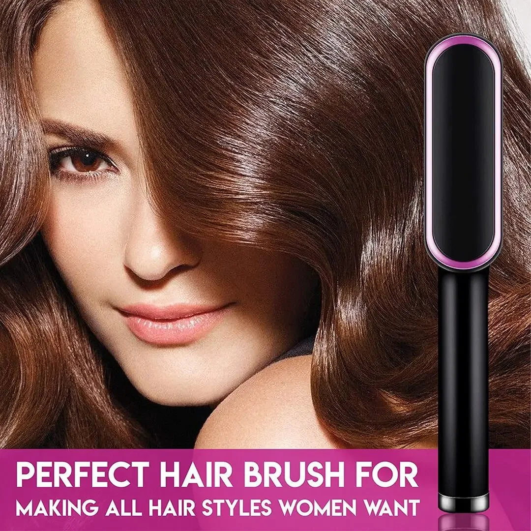 Adjustable Heat Hair Straightener Comb | Fast and Safe Styling
