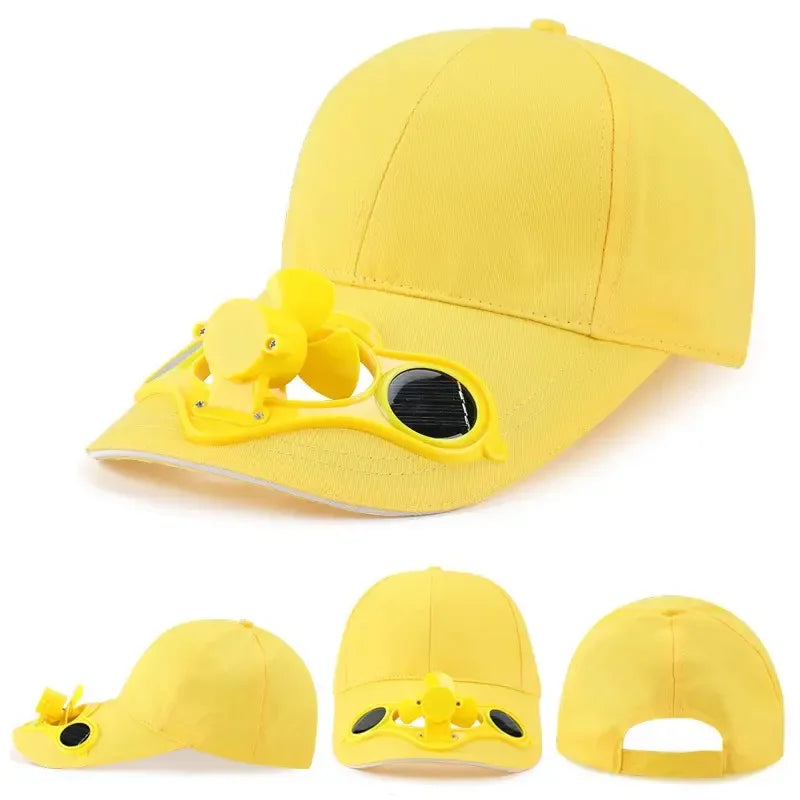 Solar Fan Cap | Lightweight UV Protection Baseball Hat for Summer
