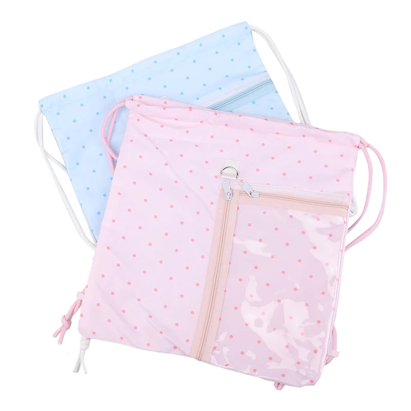 Fashion Drawstring Backpack | Large Capacity Star Print Ita Bag